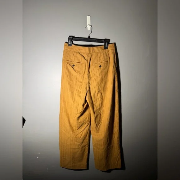 Madewell The Rosedale High-Rise Straight Pant in Pinstripe Size 6 - Picture 4 of 8